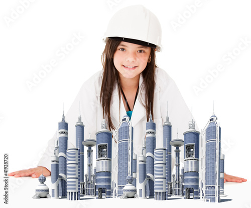 Photo: Girl architect Girl architect