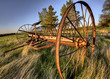 Antique Farm Equipment Hay Rake Antique Farm Equipment Hay Rake