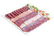 Cutting sausage and meat