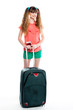 Girl with a suitcase