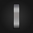 Letter metal chrome ribbon - I