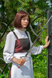 Young woman with sword 1
