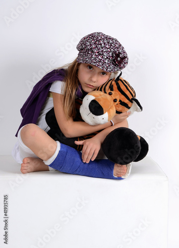 Foto: kleine Patientin kleine Patientin