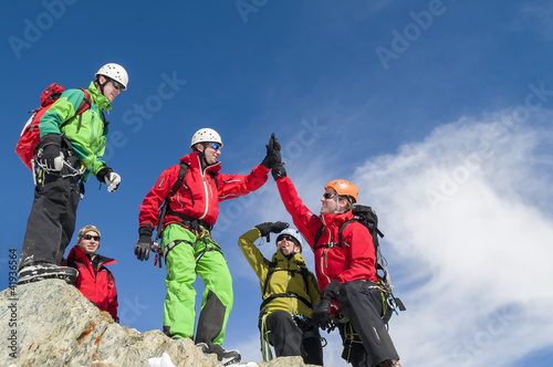 Foto: Give me Five am Gipfel Give me Five am Gipfel