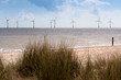 Scroby Sands, Caister Offshore Wind Turbines, Norfolk, UK.