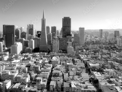 Photo: Downtown of San Francisco, California Downtown of San Francisco, California