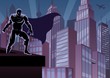 Superhero on Roof