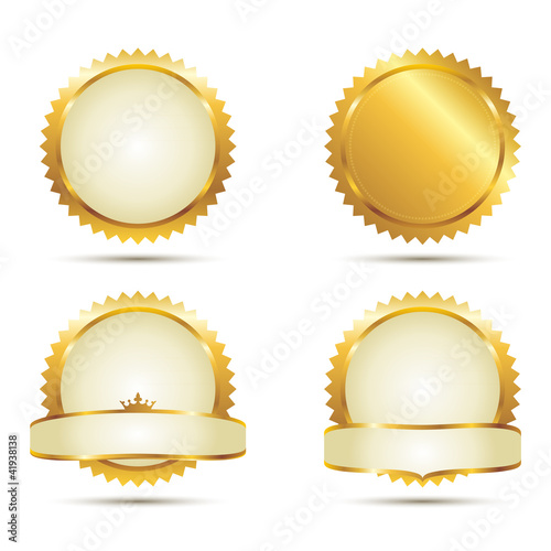 Vector: Gold Seal Set Gold Seal Set