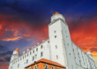 Dramatic Sky above Bratislava Castle Dramatic Sky above Bratislava Castle