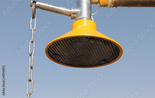 Photo: Yellow shower head Yellow shower head