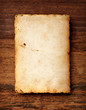 old photo postcard on wood old photo postcard on wood
