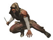 Crouching assassin
