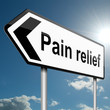 Pain relief concept.