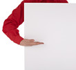 man in shirt holding blank sign man in shirt holding blank sign