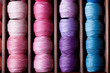 Pink and blue threads Pink and blue threads