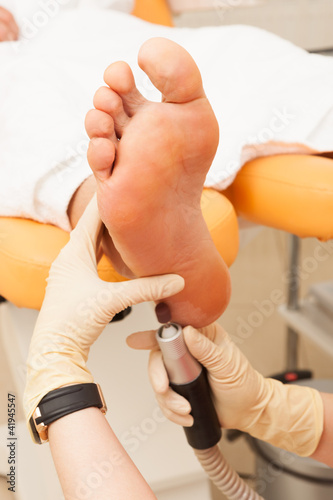 Photo: pedicure foot male pedicure foot male