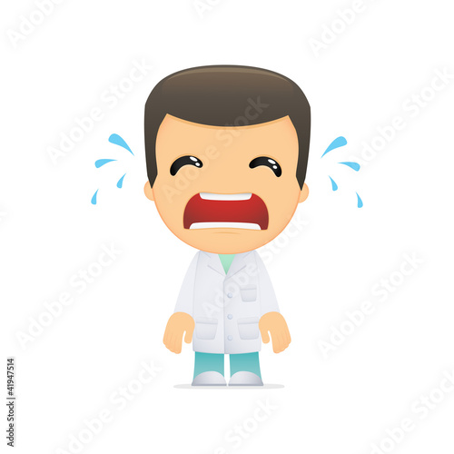 Vector: funny cartoon doctor funny cartoon doctor
