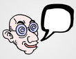 Old man talking