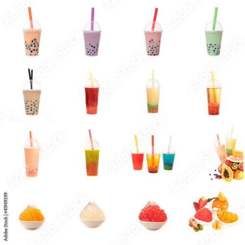 Foto: Collage Bubble Tea Collage Bubble Tea