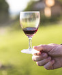 Man holding a glass