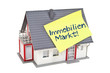 Haus mit Immobilien-Markt