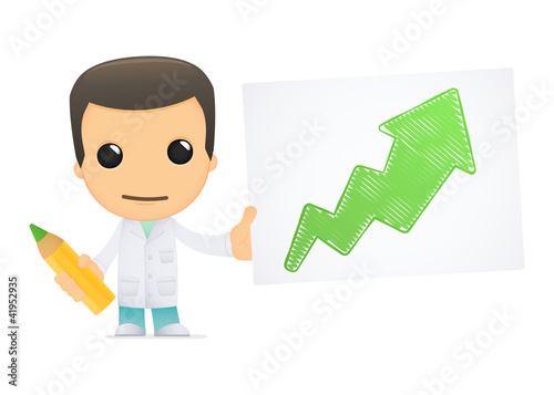 Vector: funny cartoon doctor funny cartoon doctor