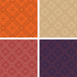set of 4 seamless patterns