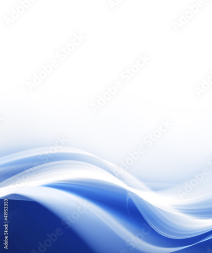 Illustration: Elegant blue fractal background Elegant blue fractal background
