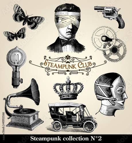 Vektor: Steampunk collection 2 Steampunk collection 2