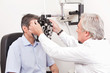 Optometrist Doing Sight Testing