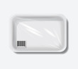 Empty plastic containers. eps10 vector background