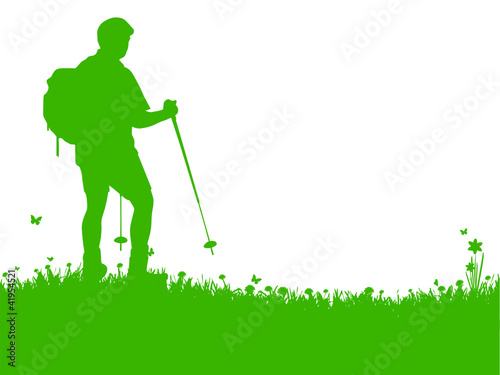 Vektor: Wandern Wandern