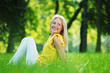 woman on grass woman on grass