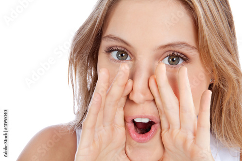 Photo: Happy Young Woman Portrait Happy Young Woman Portrait