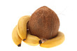 Coconut and banana