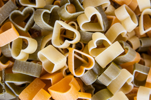 Photo: pasta shaped heart pasta shaped heart