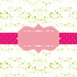 Abstract seamless pattern background with ornate frame