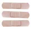 Adhesive bandages isolated on white Background