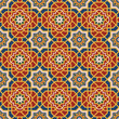 Vector: Arabesque seamless pattern in editable vector file Arabesque seamless pattern in editable vector file