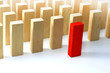 Leadership and team abstract business concept
