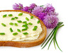 Käsebrot mit Schnittlauch