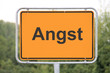 Ortseingangsschild Angst