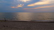 Baltic beach, dusk, time lapse