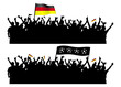 Jubelnde Fans Deuschland