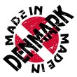 vector label Made in Denmark vector label Made in Denmark