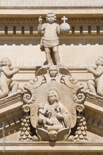 Photo: Church of St. Maria della Grazia. Lecce. Puglia. Italy. Church of St. Maria della Grazia. Lecce. Puglia. Italy.