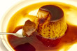 egg custard with caramel sauce