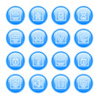 Vektor: Flight status icon set Flight status icon set