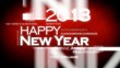 Happy New Year 2013 international language video background