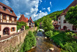 Rivière Vosgienne à kaysersberg , Alsace (Fr) Rivière Vosgienne à kaysersberg , Alsace (Fr)